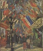 Vincent Van Gogh The Fourteenth of July Celebration in Paris (nn04) oil on canvas